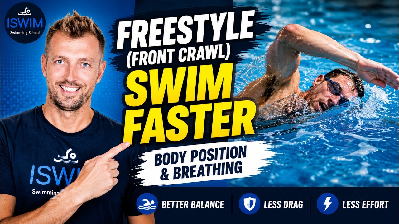 Freestyle Swimming for Beginners: Body Position and Breathing video lesson from ISWIM Swimming School