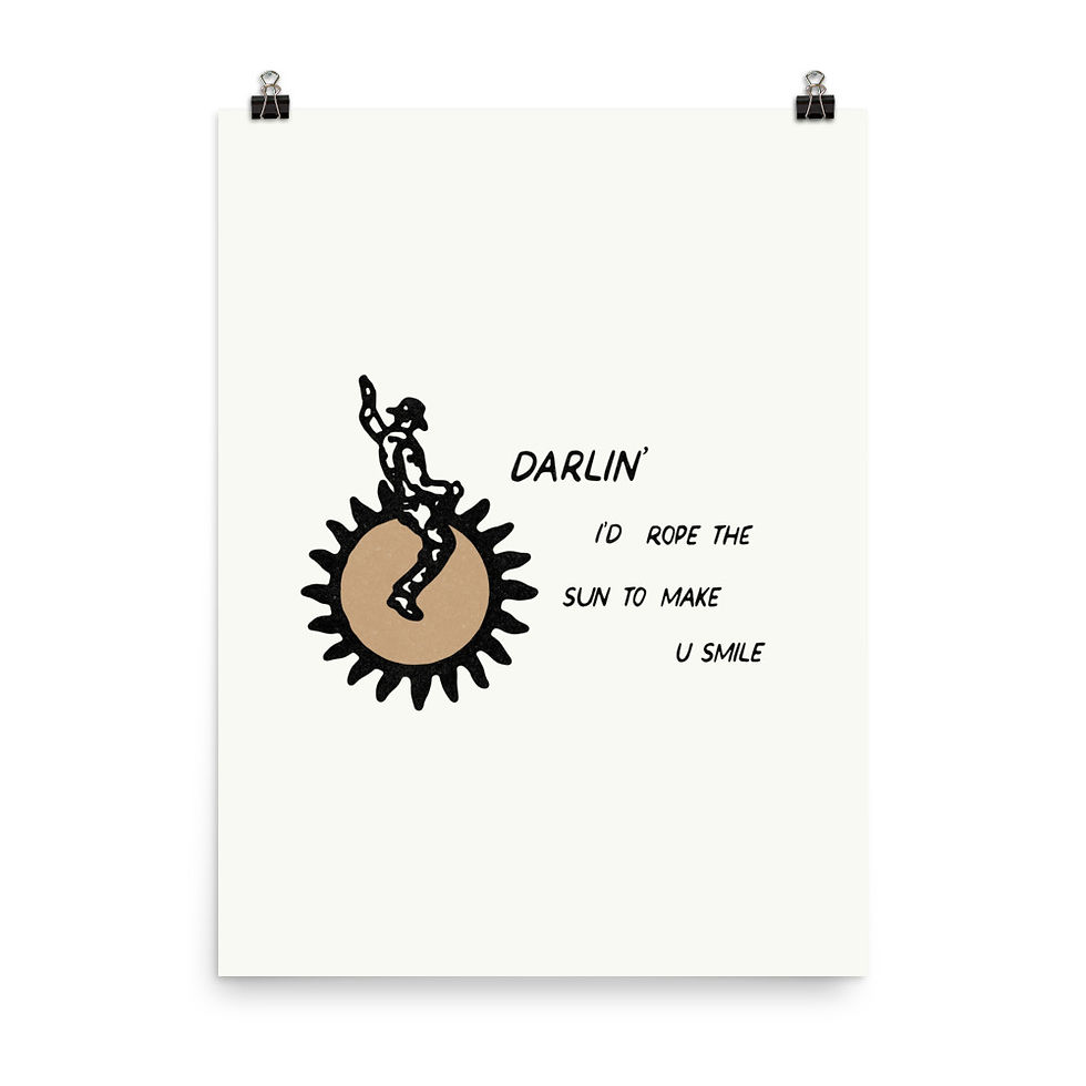 Thumbnail: Cowboy, Sun Print