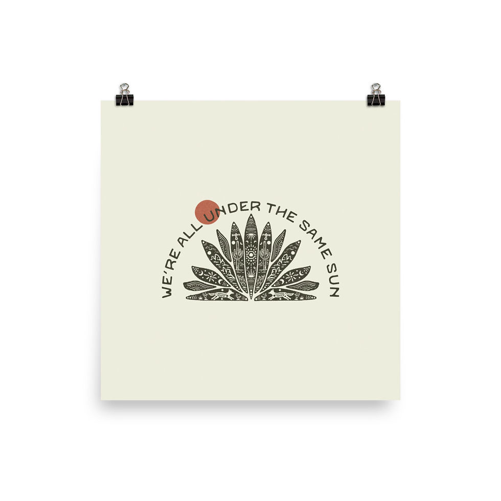 Thumbnail: Agave, We're All Under The Same Sun Print