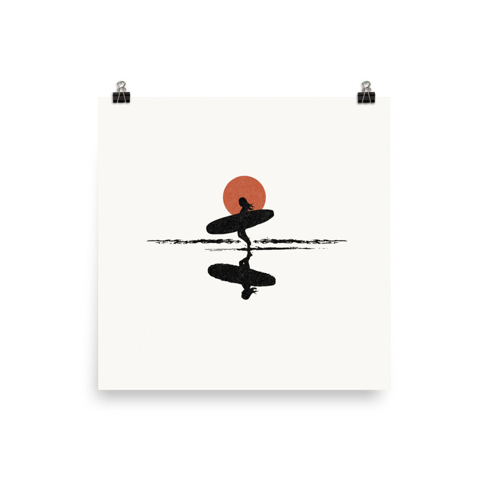 Sunset Surf Session Print