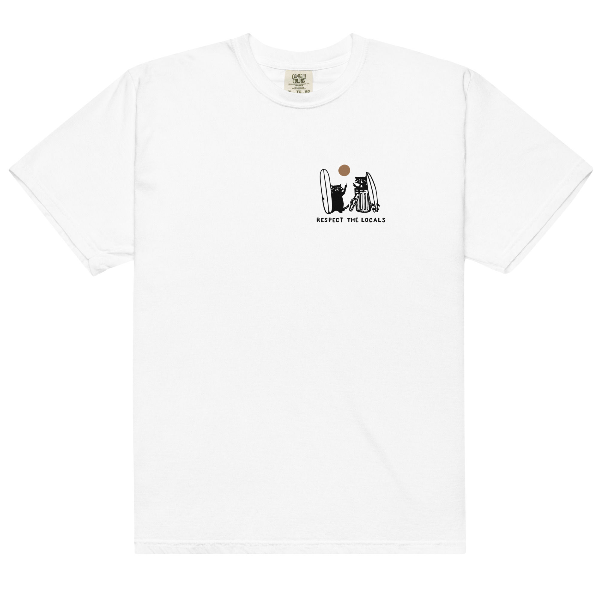 Surf Raccoon, Respect the Locals Unisex T-Shirt
