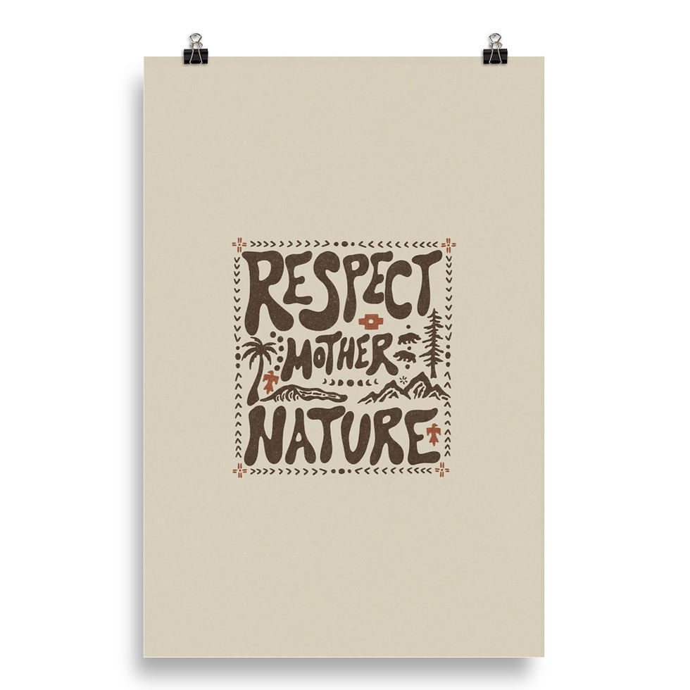Thumbnail: Respect Mother Nature Print