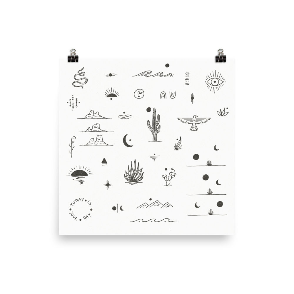 Doodle Kit Print