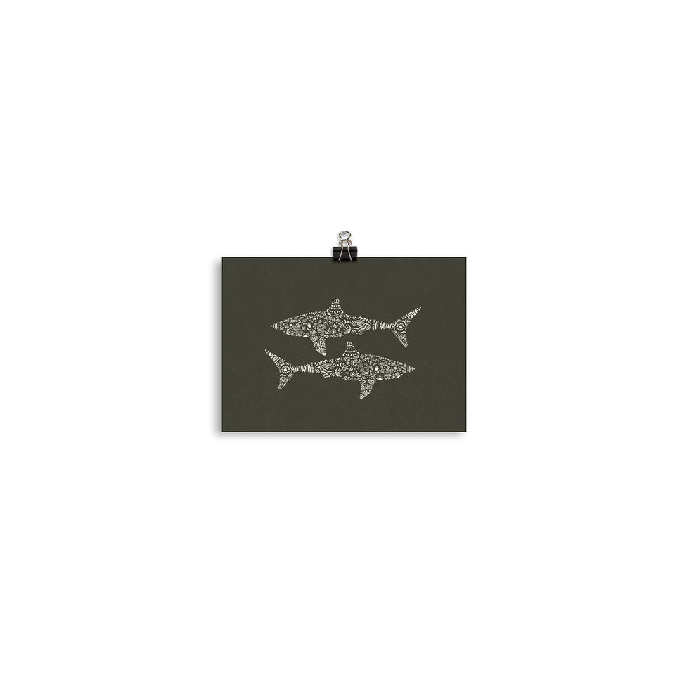 Thumbnail: Sharks Print