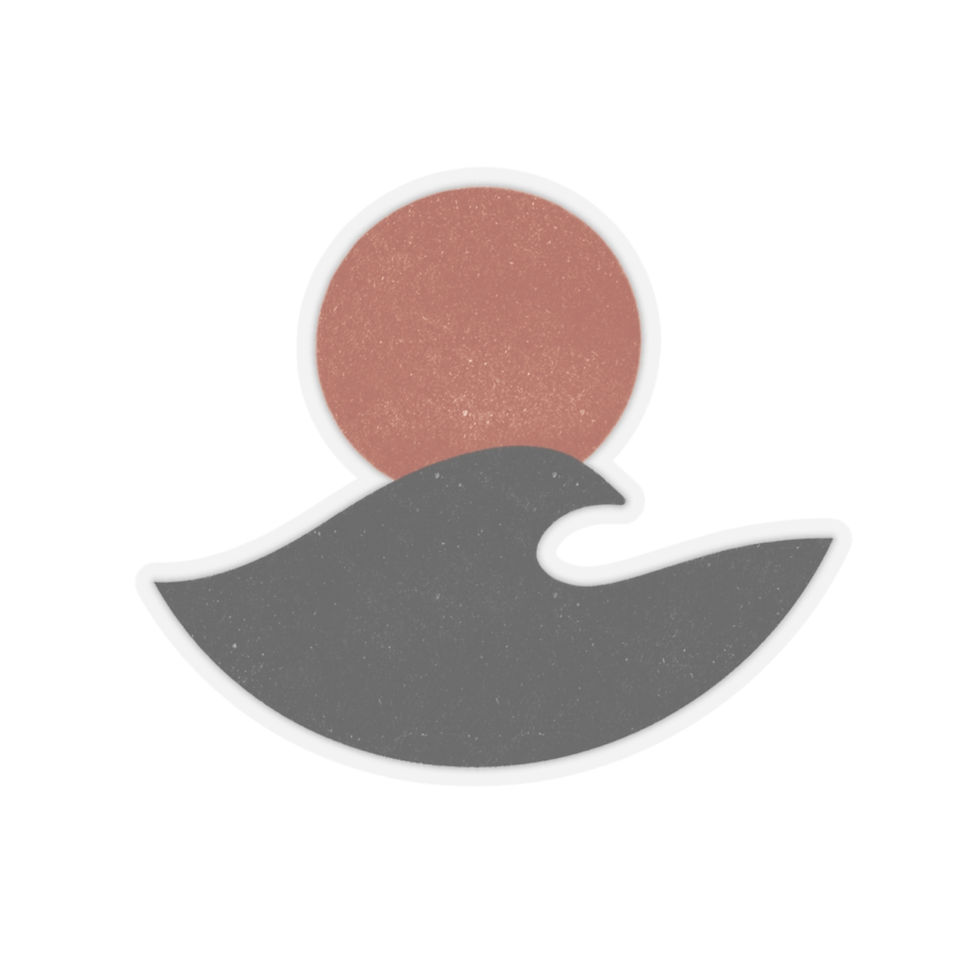 Thumbnail: Wave and Sun Sticker