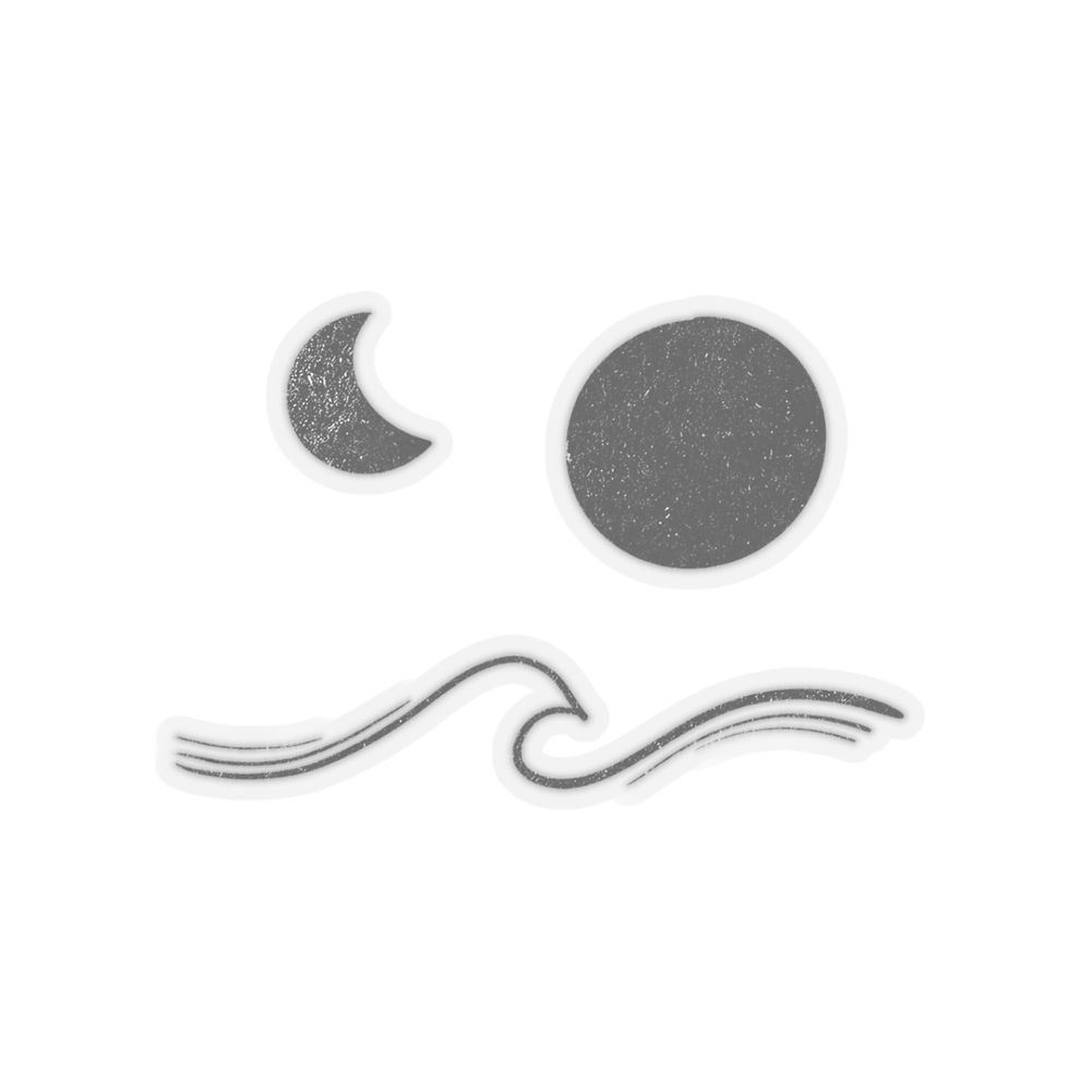 Thumbnail: Wave, Sun and Moon Sticker