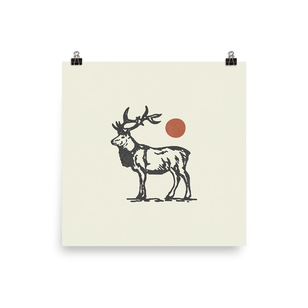 Thumbnail: Elk Print
