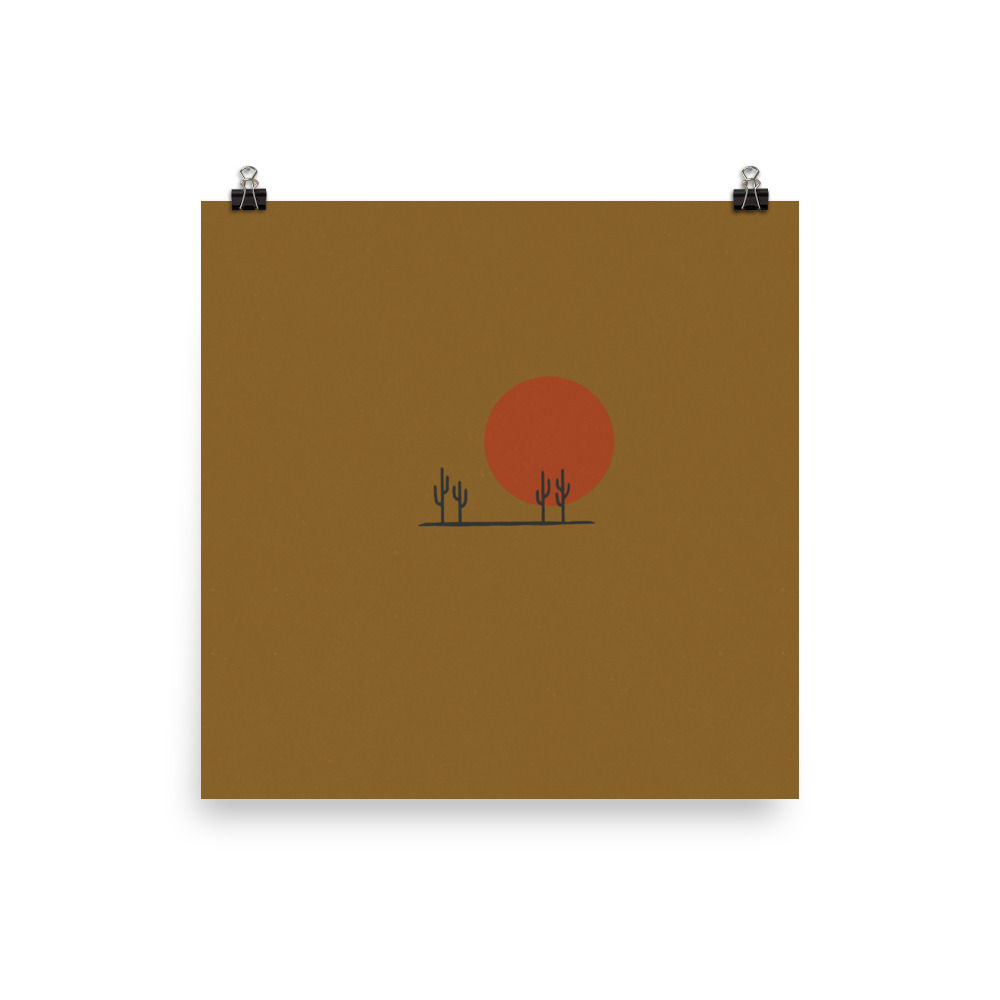 Saguaros Print