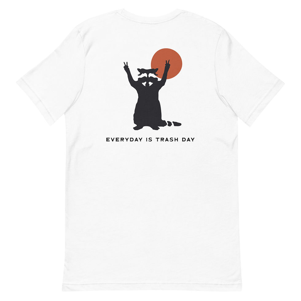 Thumbnail: Raccoon, Everyday Is Trash Day - Unisex t-shirt