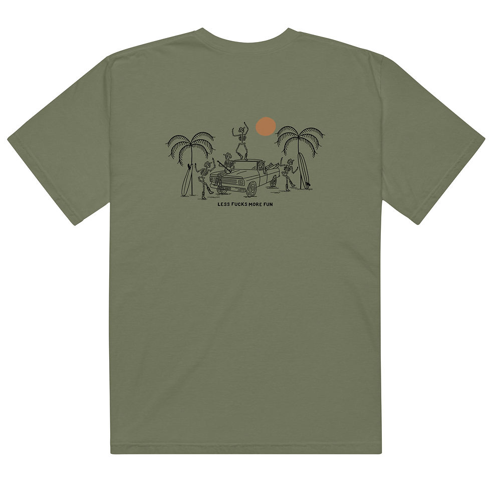 Thumbnail: Skeletons - Less F*** More Fun, Unisex T-Shirt