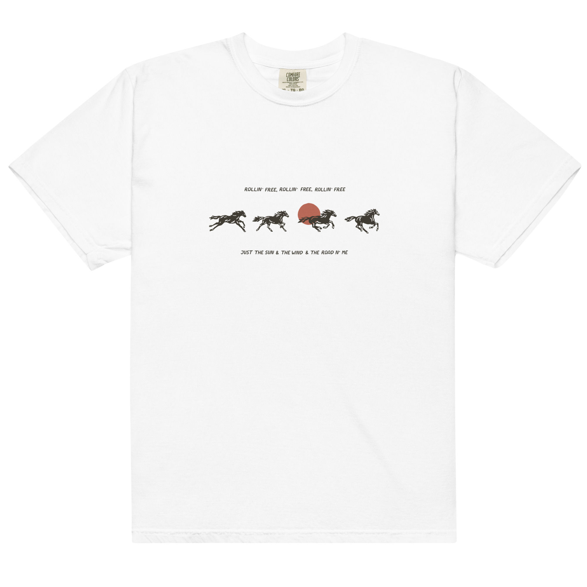 Rollin Free, Horses Unisex T-Shirt