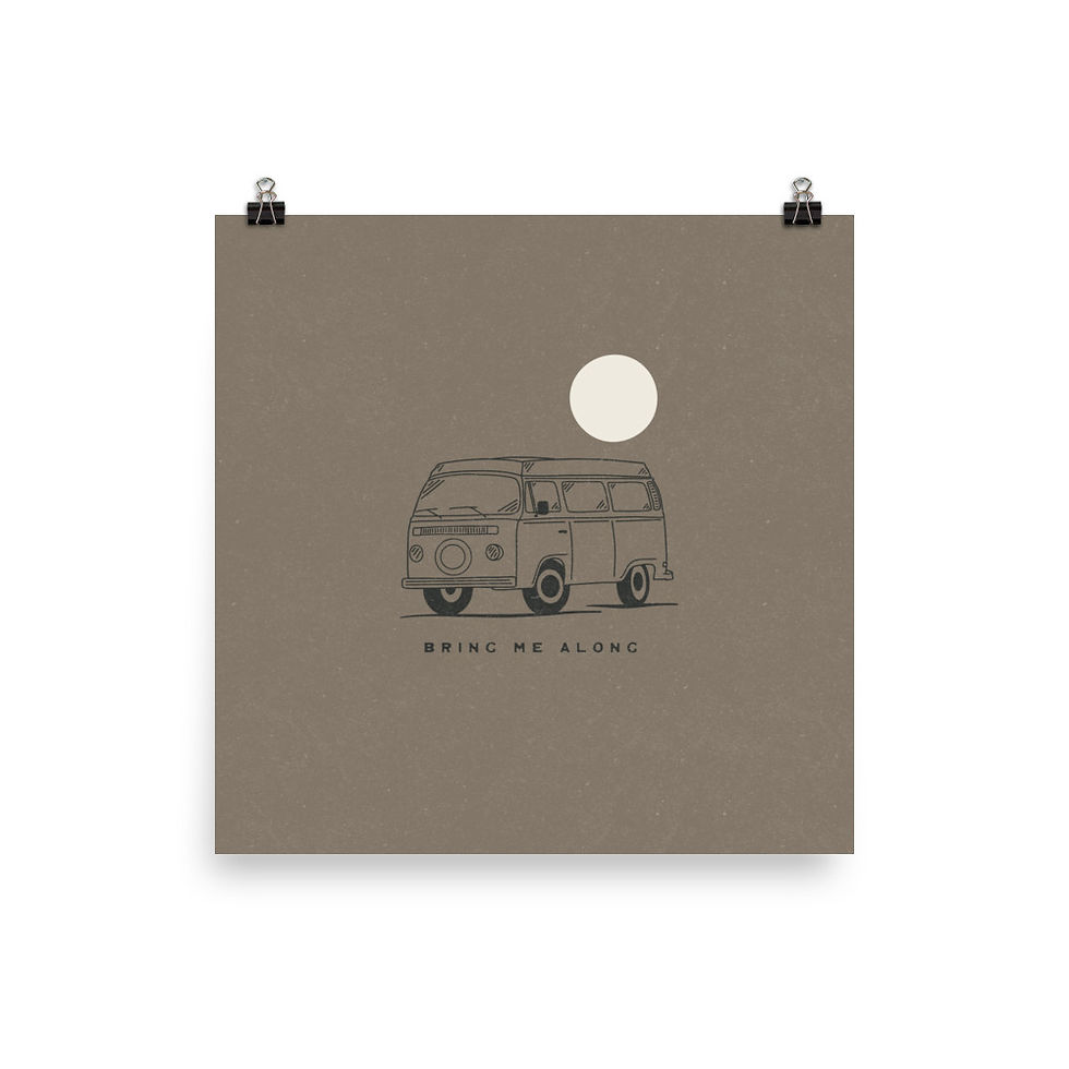 Van, Bring Me Along Print