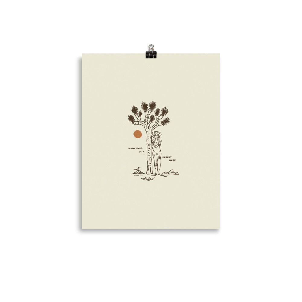 Joshua Tree, Slow Days in a Desert Haze, Print