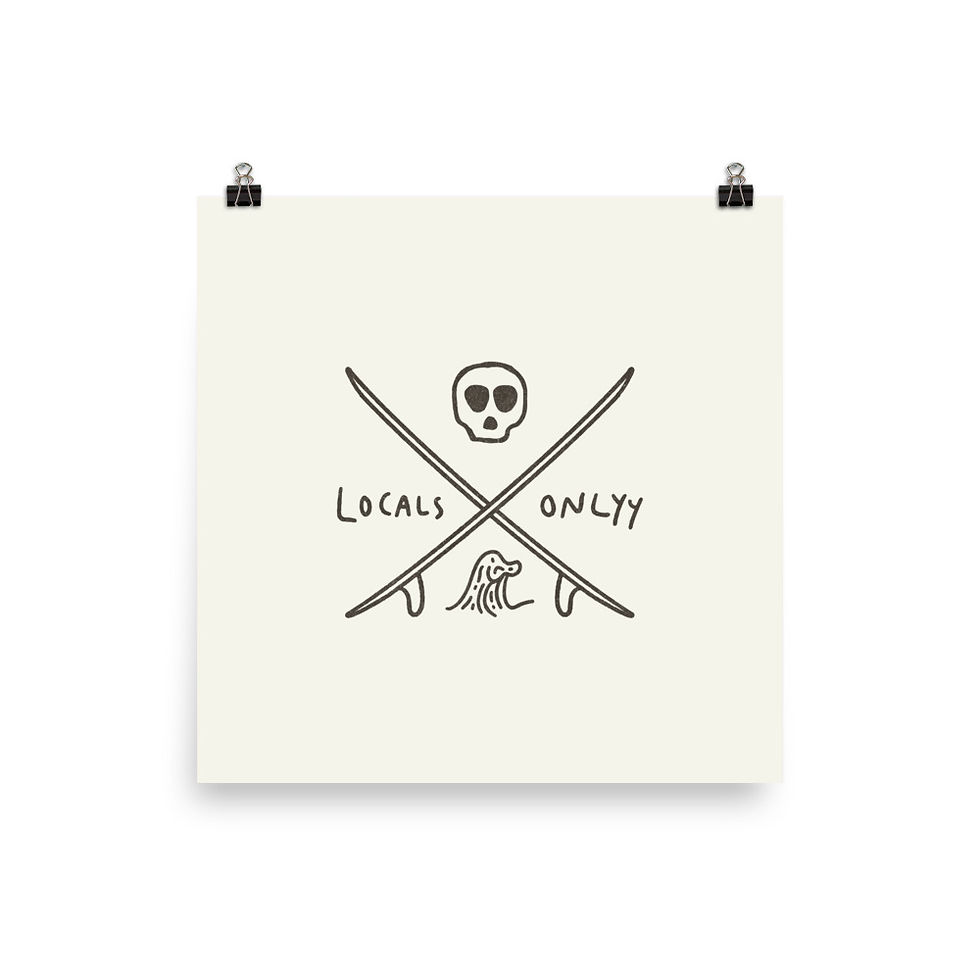 Thumbnail: Locals Only Print