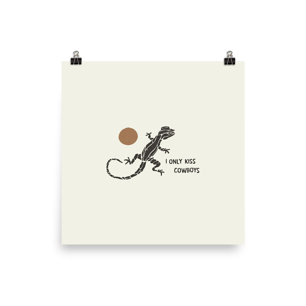 Thumbnail: Cowboy Lizard Print
