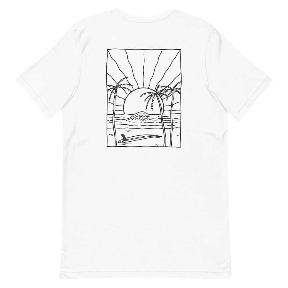 Thumbnail: Sunrise Surf - Unisex t-shirt