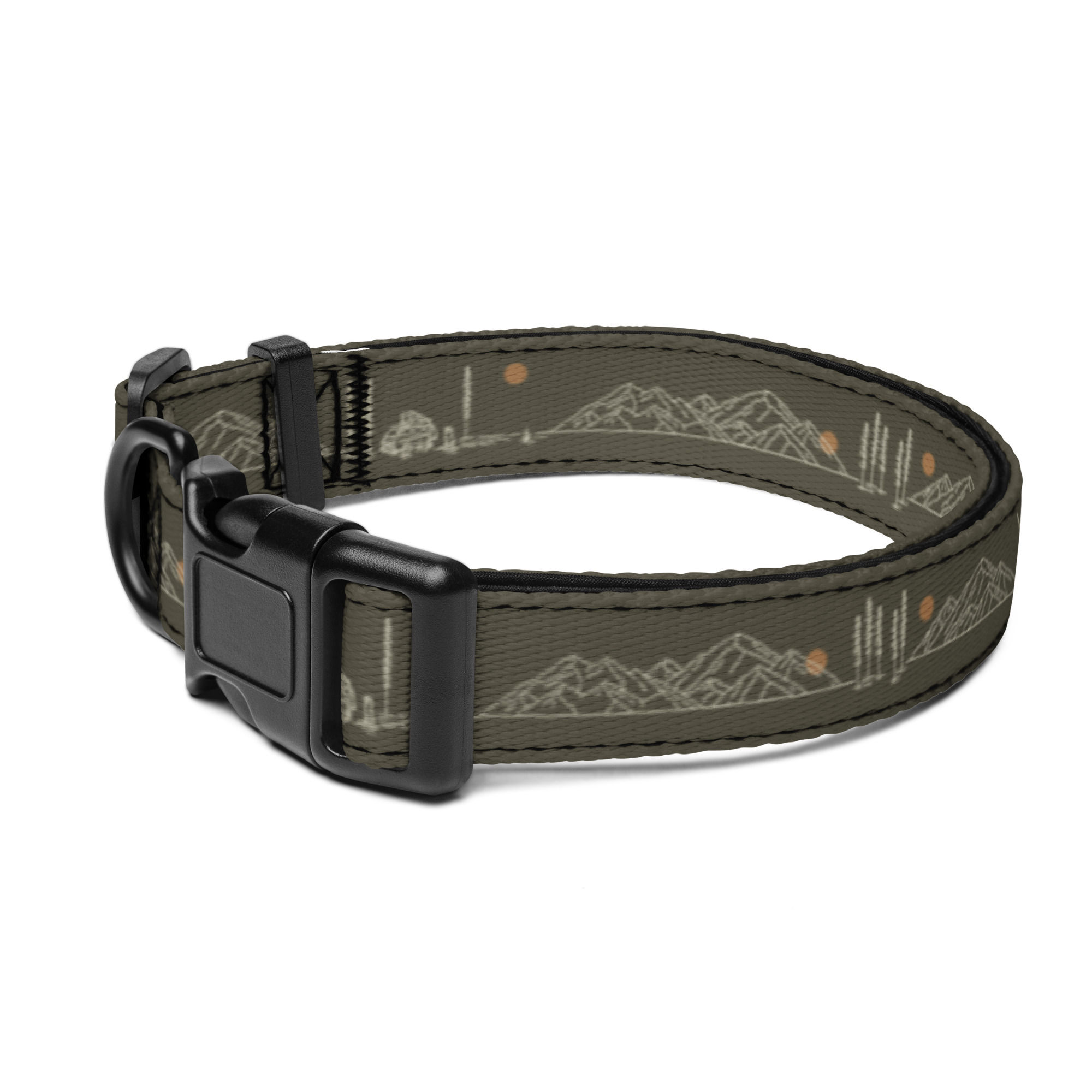 Mountains Pet Collar