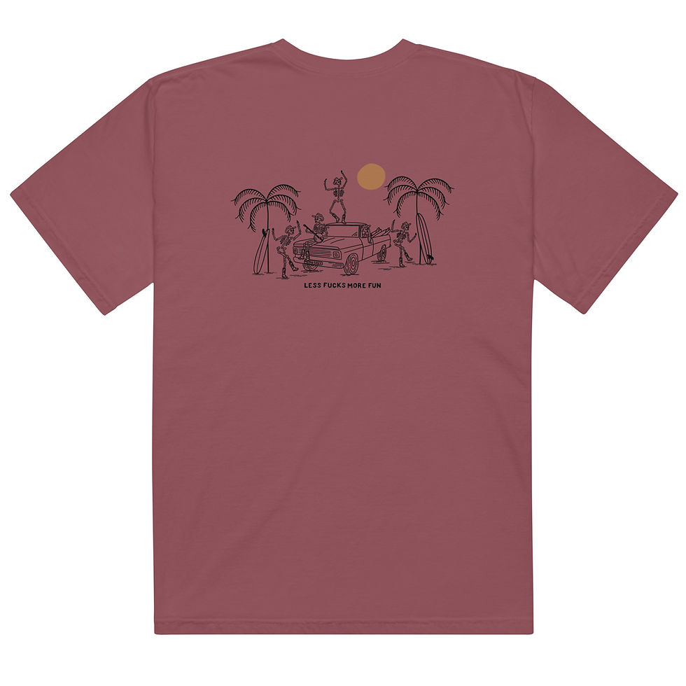 Thumbnail: Skeletons - Less F*** More Fun, Unisex T-Shirt