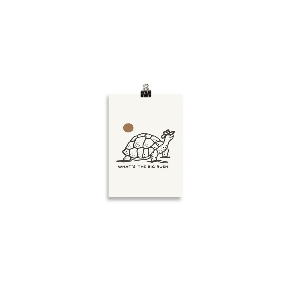 Thumbnail: Cowboy Tortoise Print