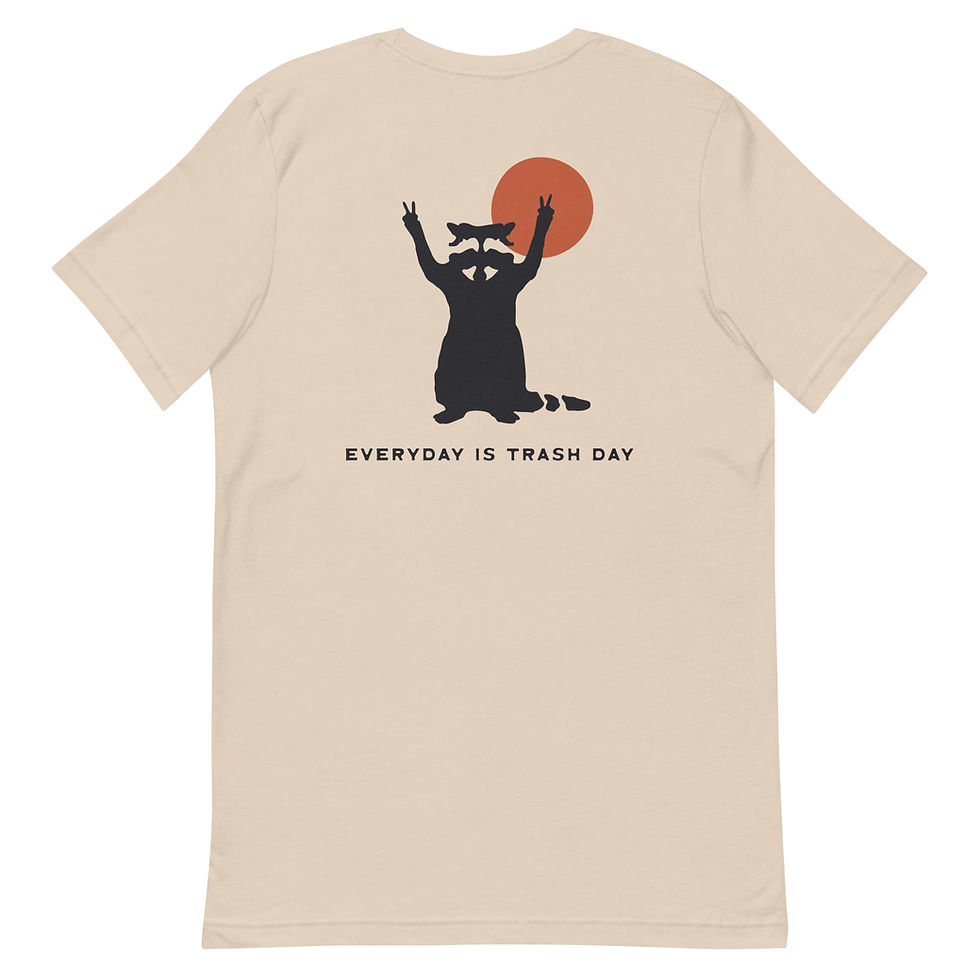 Thumbnail: Raccoon, Everyday Is Trash Day - Unisex t-shirt