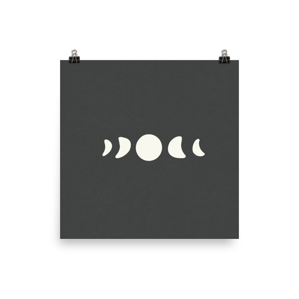 Moons Print