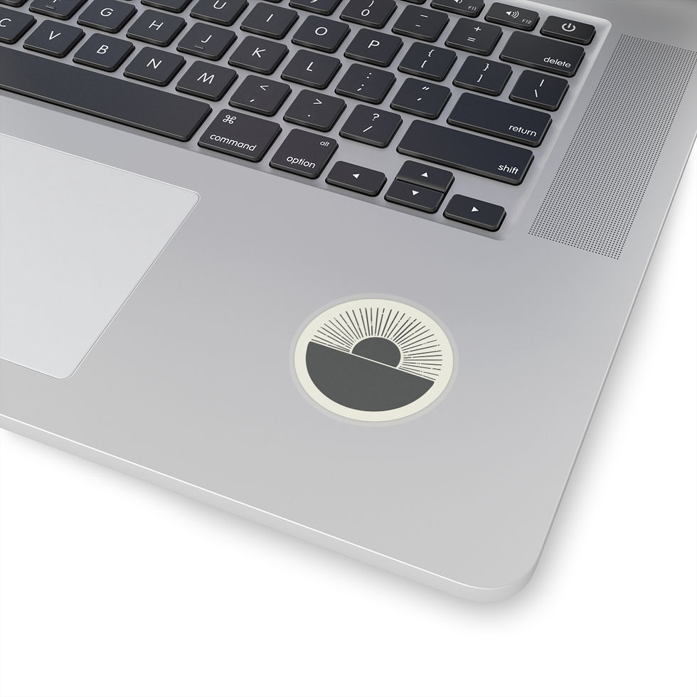Thumbnail:  Kinsey H. Designs - background sun - Logo Sticker