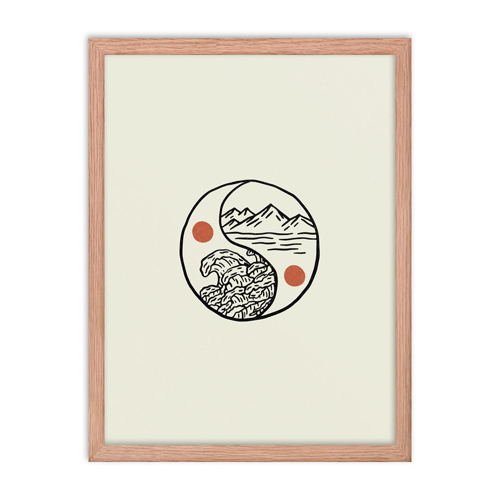 Thumbnail: Yin-Yang Framed Print