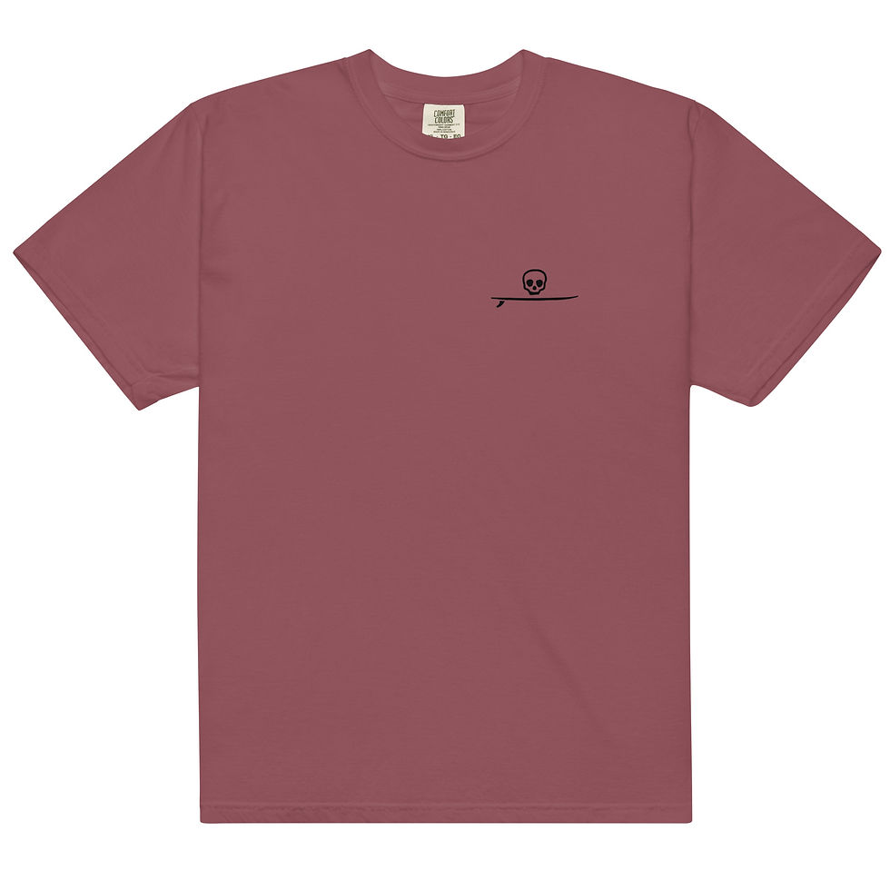 Thumbnail: Skull and Surfboard Unisex T-Shirt
