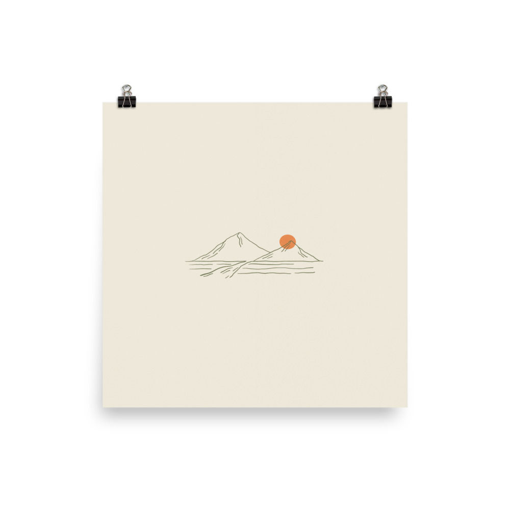 Mountains Print