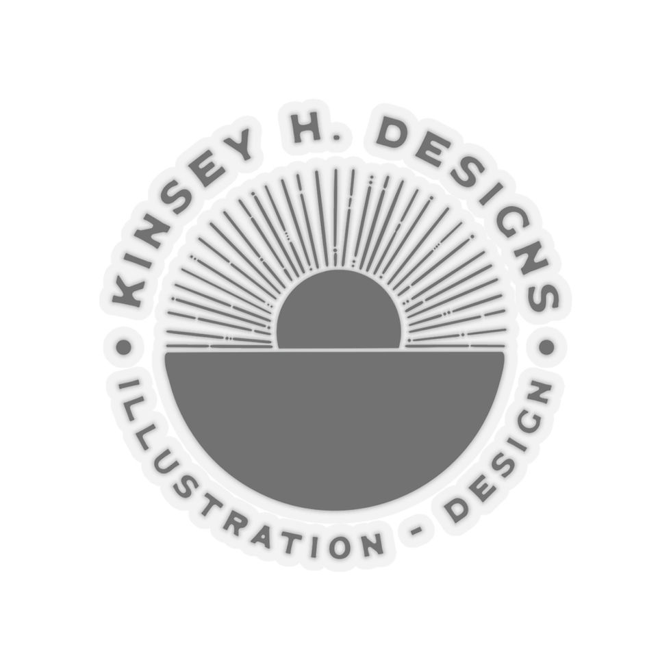 Thumbnail: Kinsey H. Designs Logo Sticker