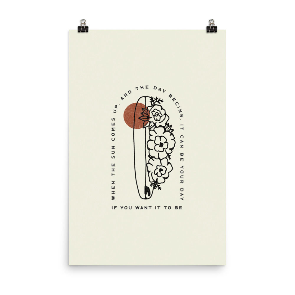 Surf Flower - Custom Print