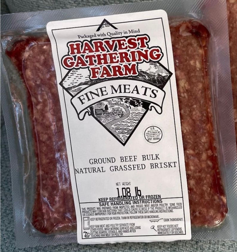 Ground Beef Sirloin Blend  $16 lb (1-1.10 lbs)