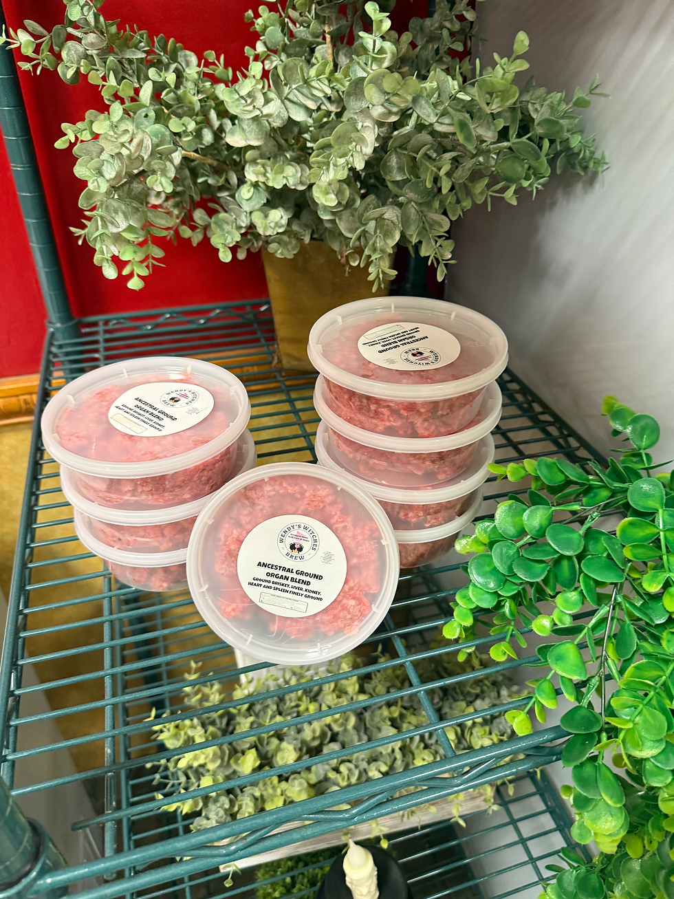 Small 1/2 lb, “GRASS FED”, ANCESTRAL GROUND BEEF LIVER BLEND $17