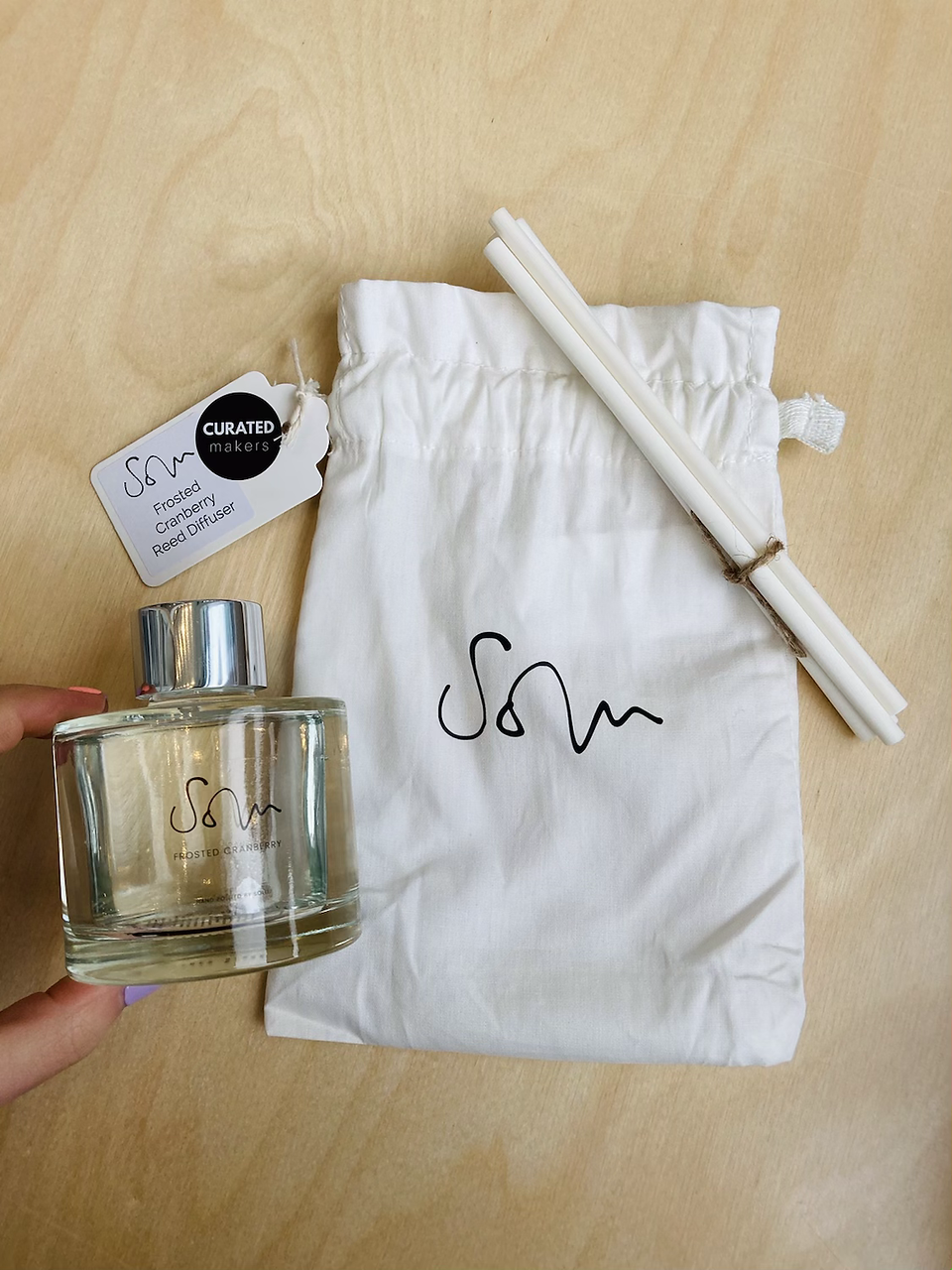 A fragranced diffuser from the Curated Makers Made Local Pop-up.