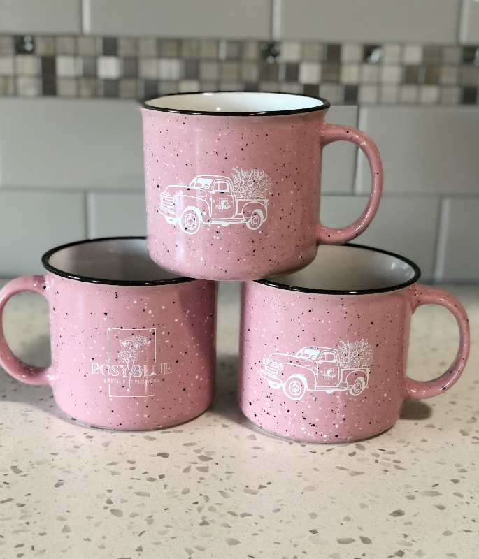 Thumbnail: Posy Blue Campfire mug pink