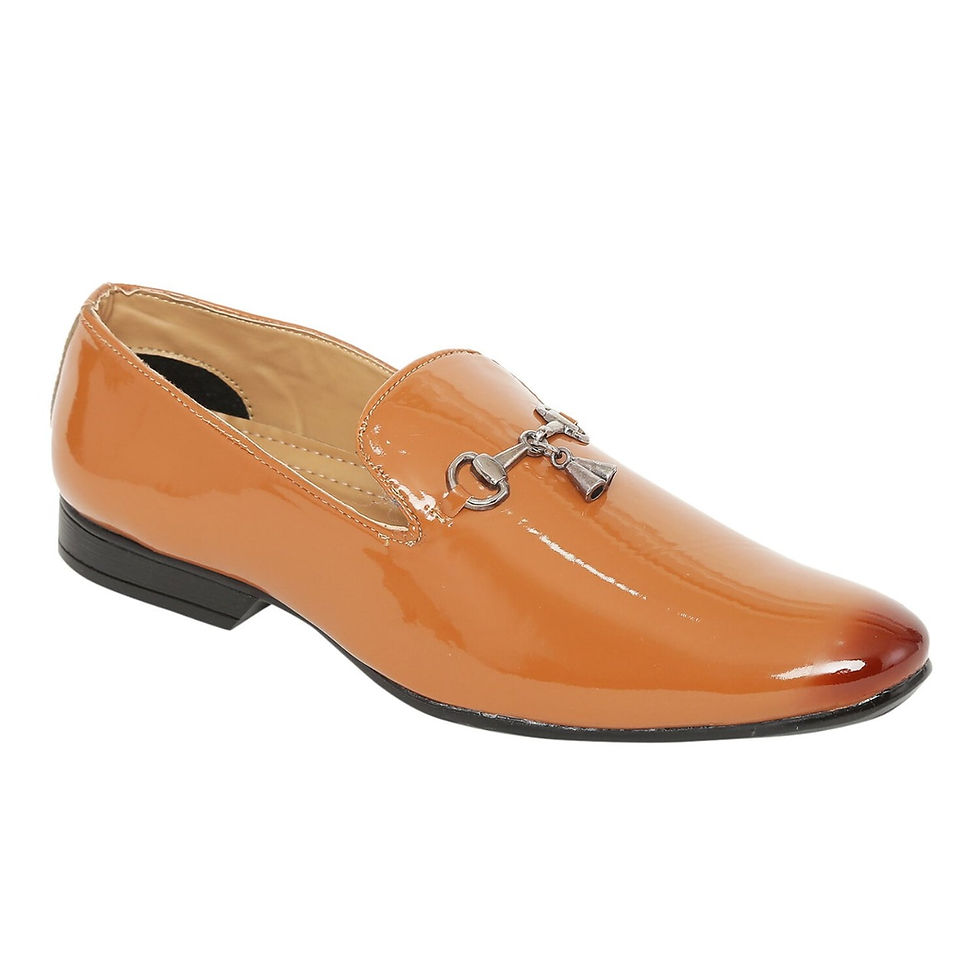 Thumbnail: Classic Glossy Slip-On Shoes