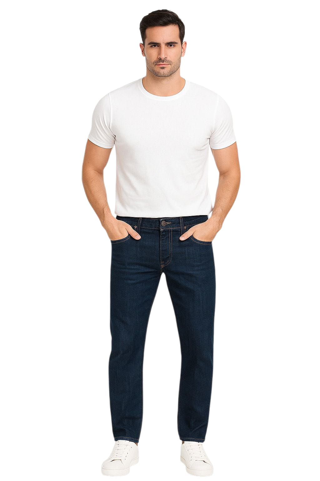 Stylish Regular Fit Denim Pants | Comfortable Relaxed Men’s Jeans (in, 32)