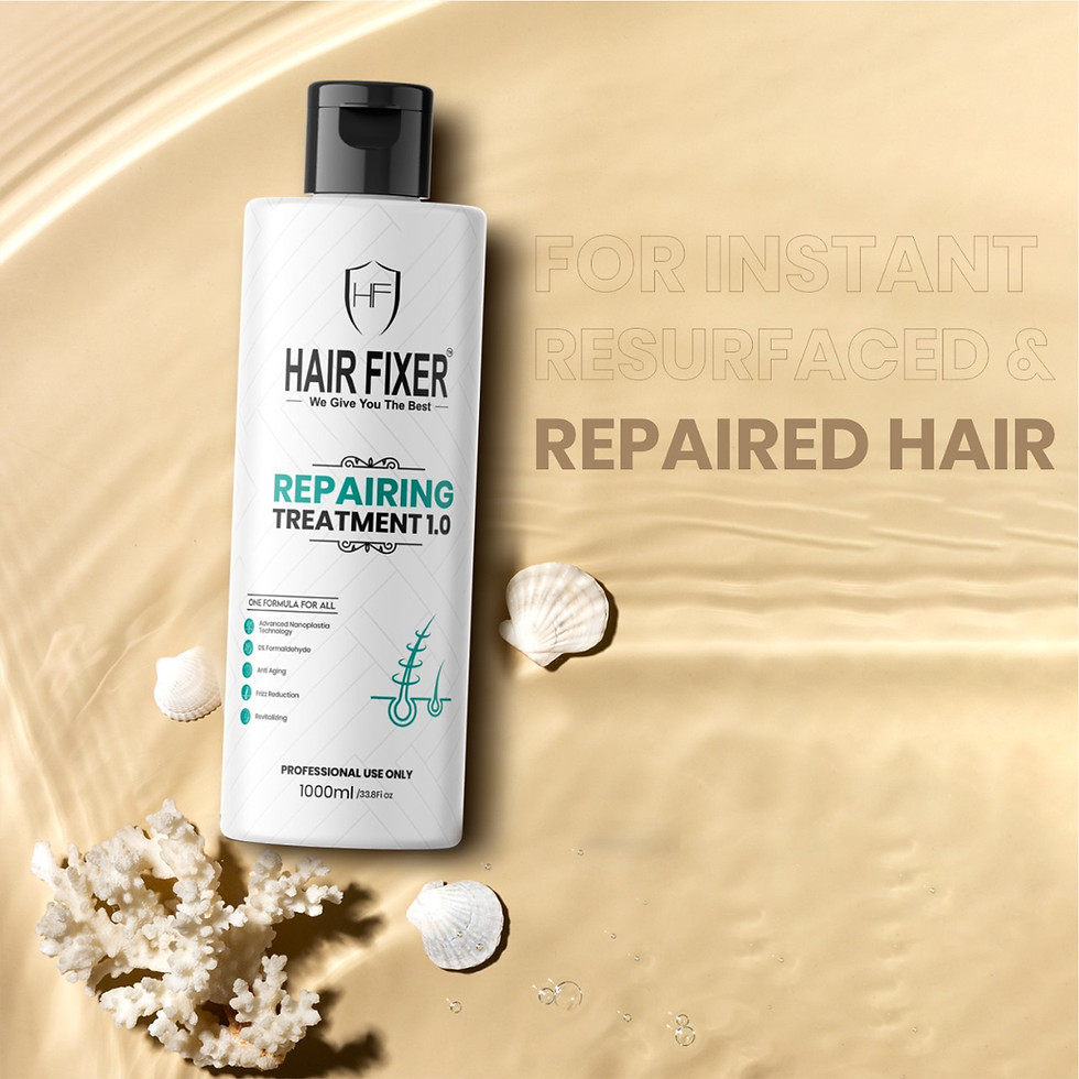 Hair Fixer Repairing Treatment 1.0 for instant resurfaced and repaired hair fibers