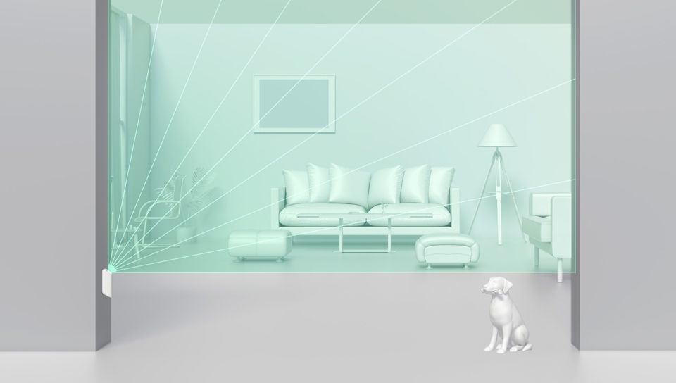 Thumbnail: Ajax MotionProtect Curtain, wit