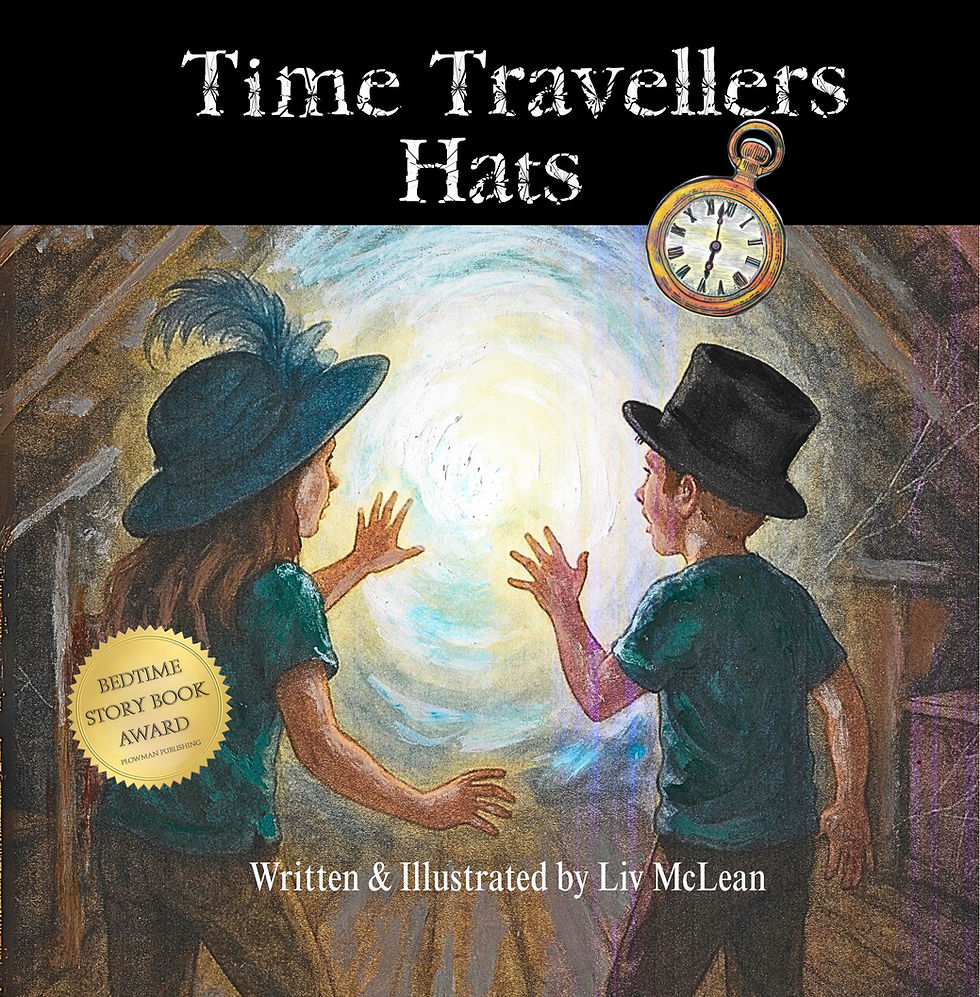 Back-to-school nights just got easier! Time Travellers Hats is the award-winning bedtime story that calms jitters!