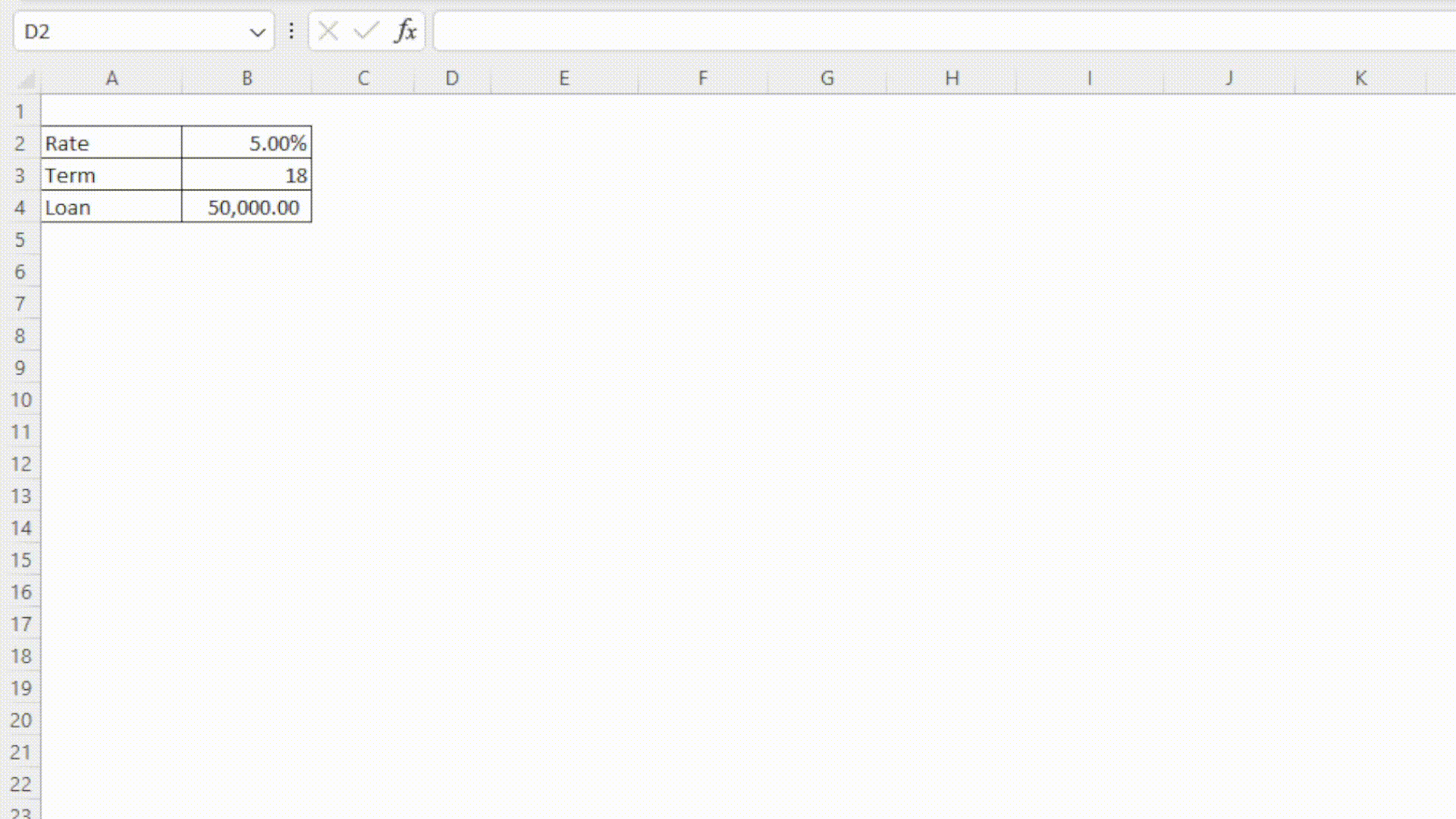 Custom Amortization Function in Excel Using LAMBDA