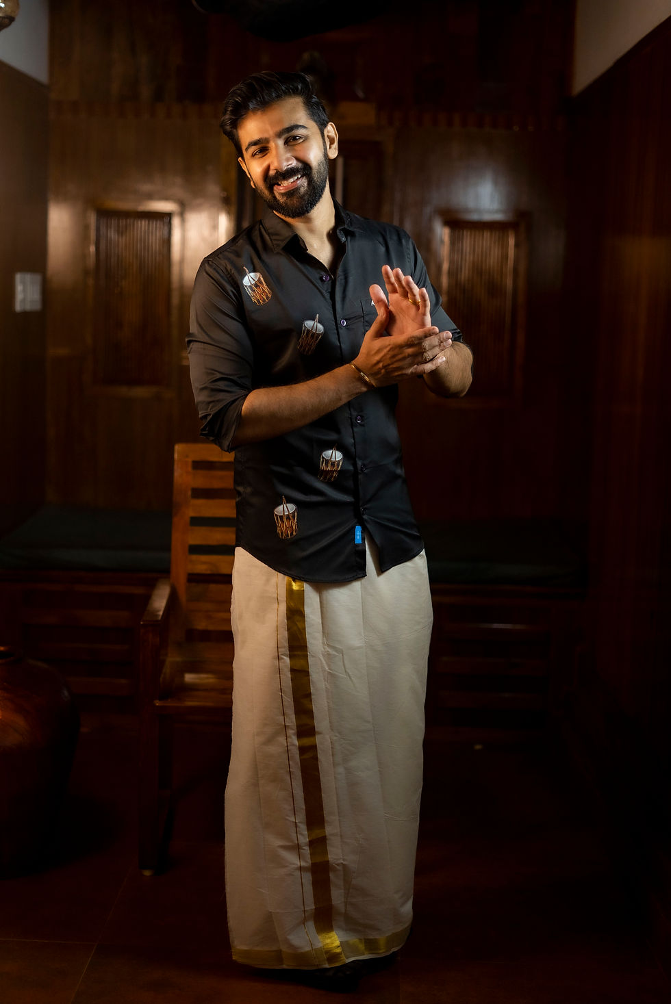 Thumbnail: Chenda Shirt - Black