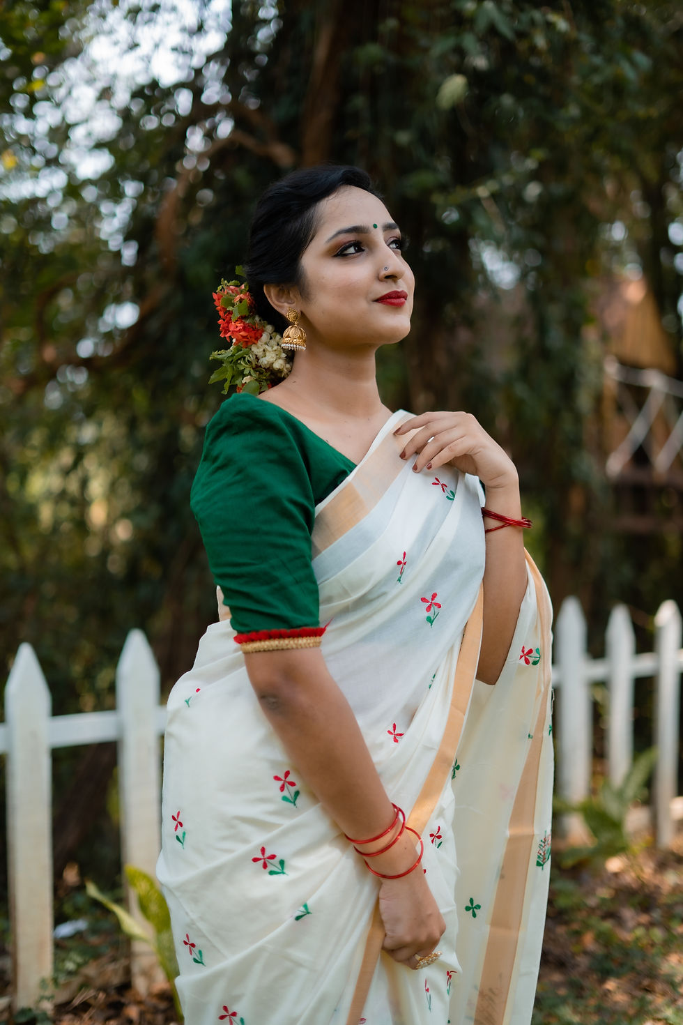 Thumbnail: Chethi Poovu (Embroidered)
