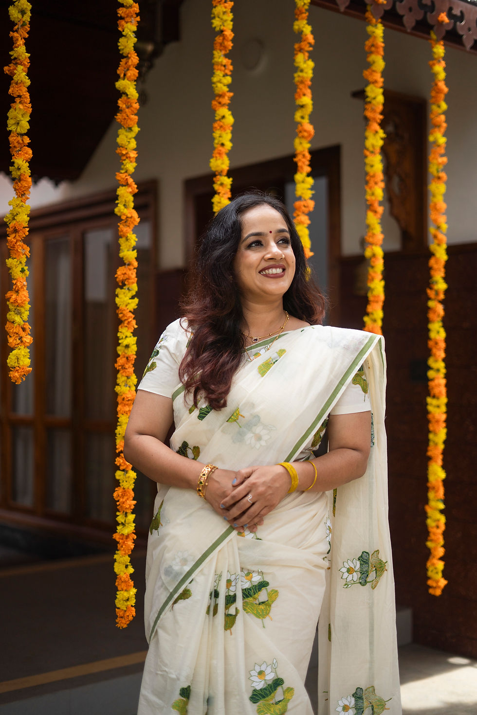 Thumbnail: Saroja Embroidered Saree