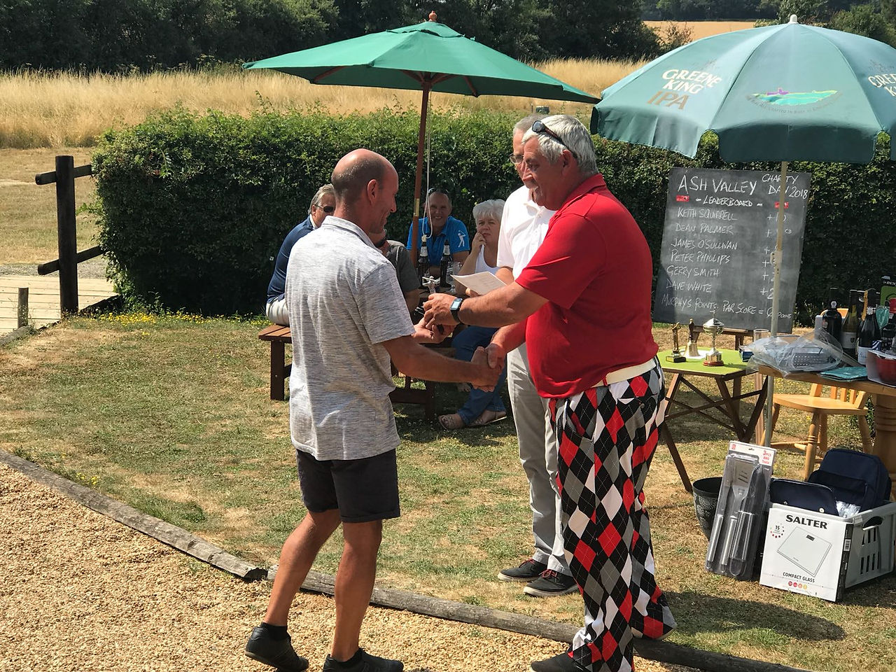 Runner up was Dean Palmer (Captins guest)