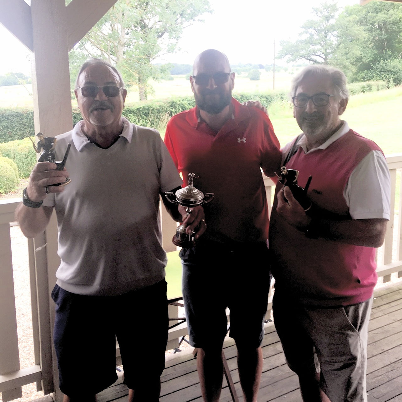 AVGC Herts Air Ambulance Charity Day Winners - Dino Grazioli and Barry Watkinson 