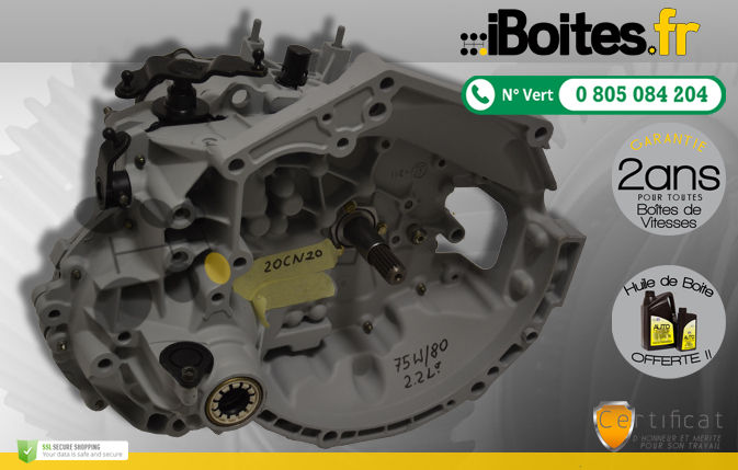 Boîte de vitesse Peugeot 307 1.6 16V - 20CN20