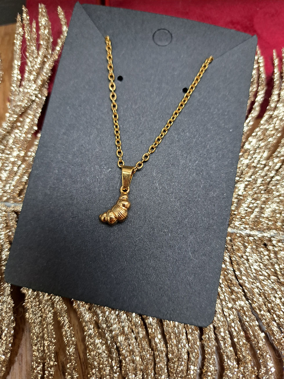 Thumbnail: Ketting stainless steel croissant