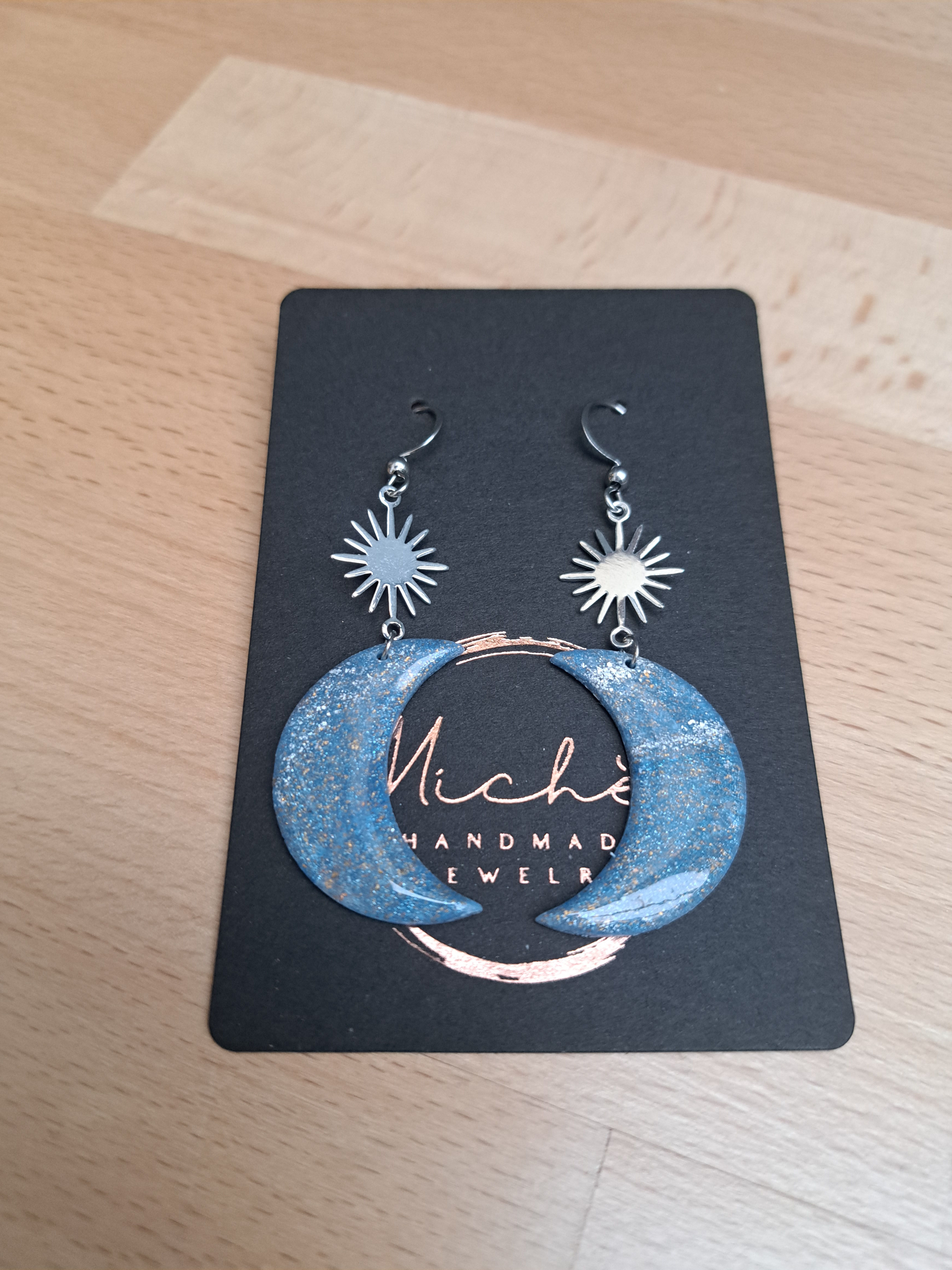 Grote maan met zon connector