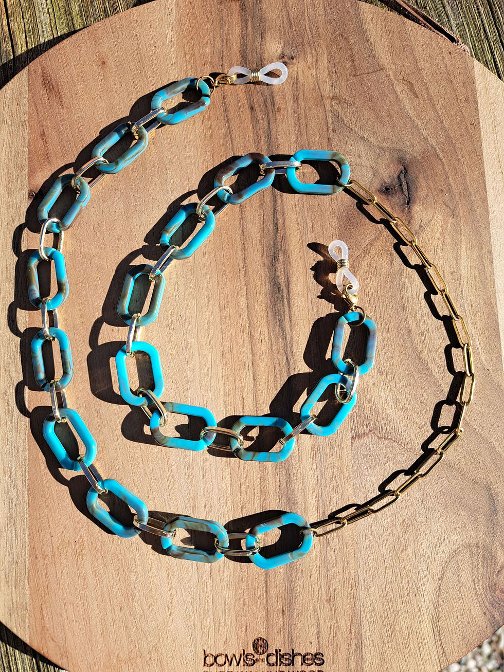 Thumbnail: Zonnebrilkoord Robusta turquoise 